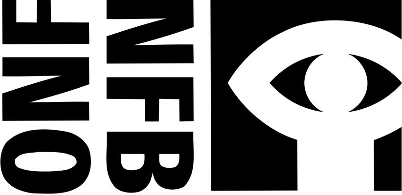 The acronyms "ONF" and "NFB" appear in vertical text on the left. The NFB logo, featuring a large eye atop a torso in the negative space of a box, appears on the right.